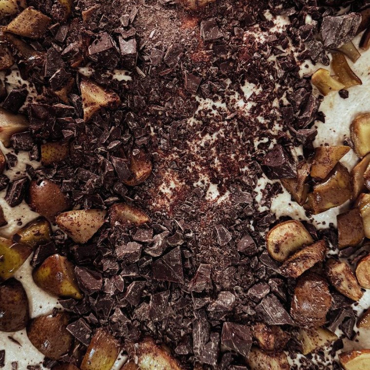 Pane pere e cioccolato